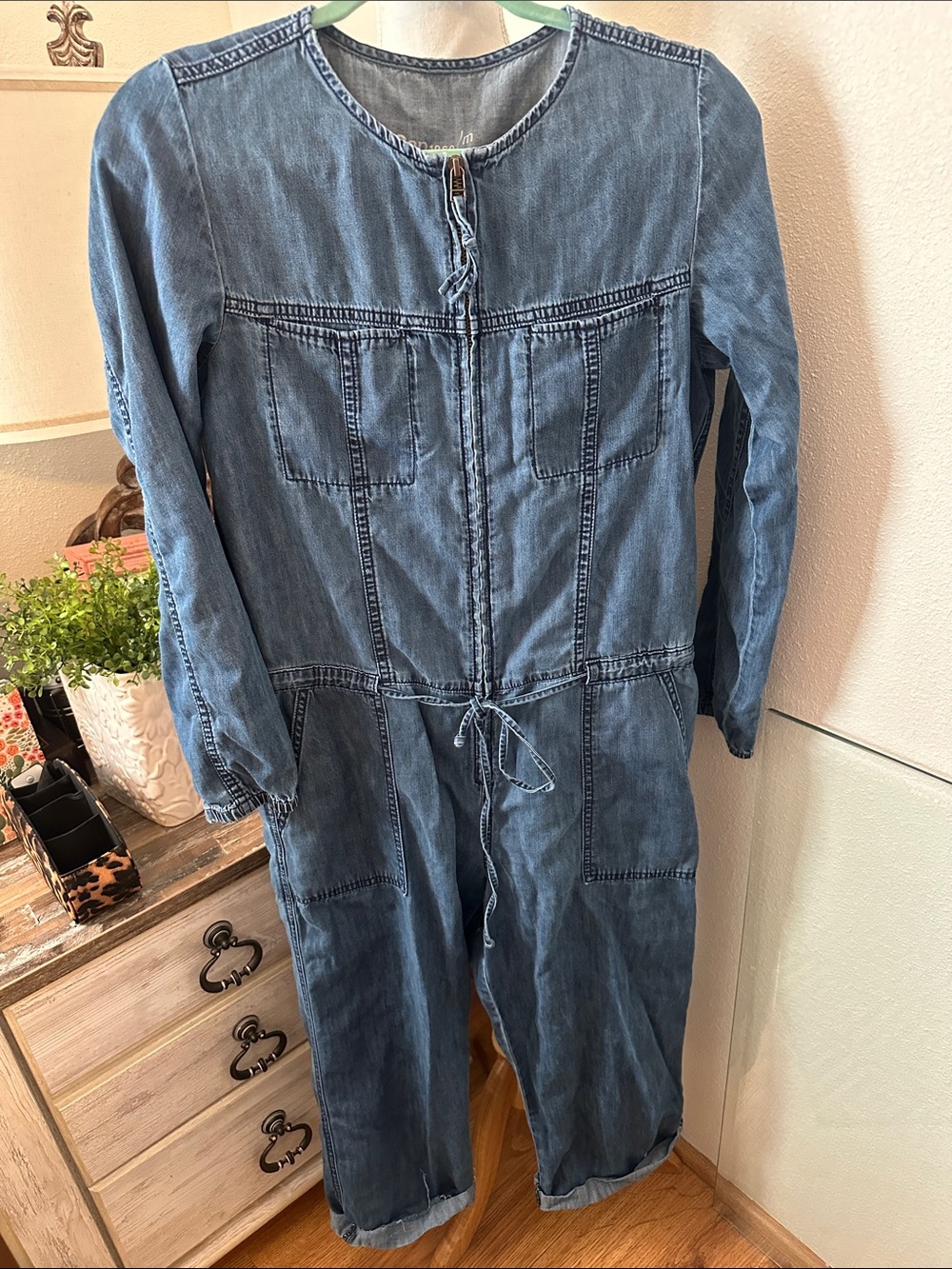 GAP Denim Utility Jumpsuit - Blue